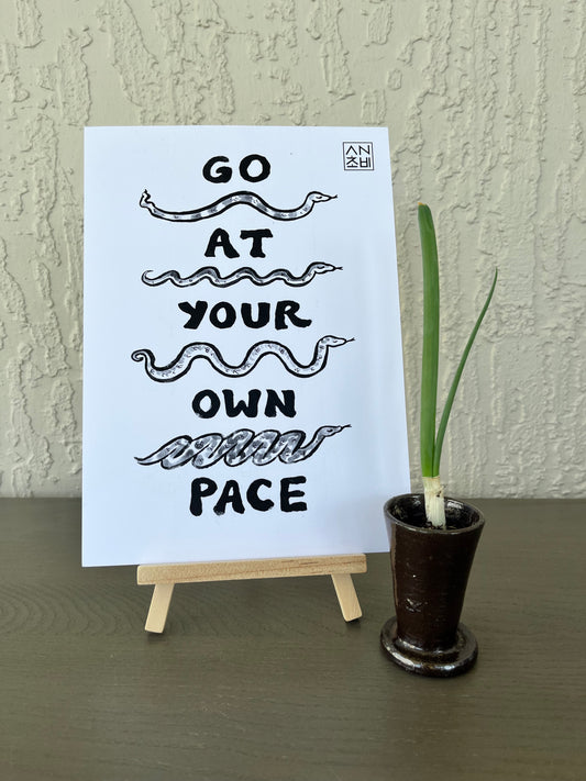 Go At Your Own Pace