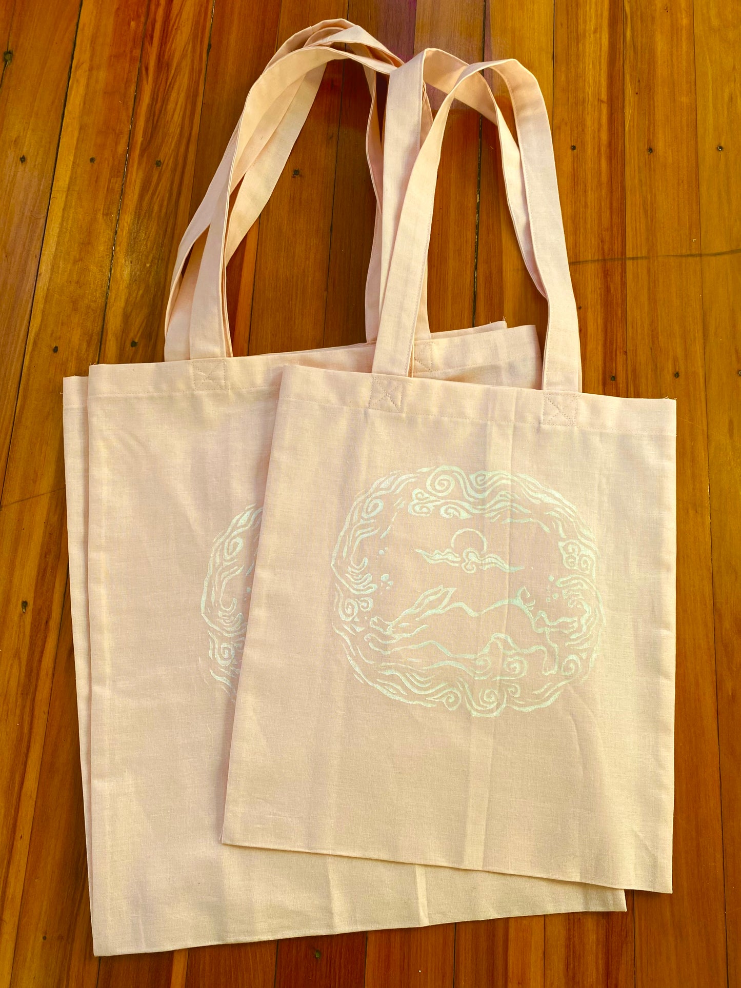 Water Rabbit Tote Bag